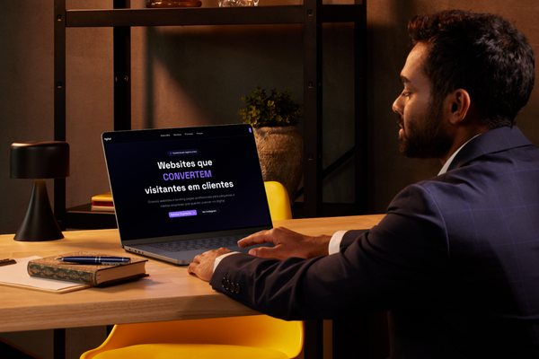 Ilustração de Estratégia Digital e Crescimento da Nexo Digital